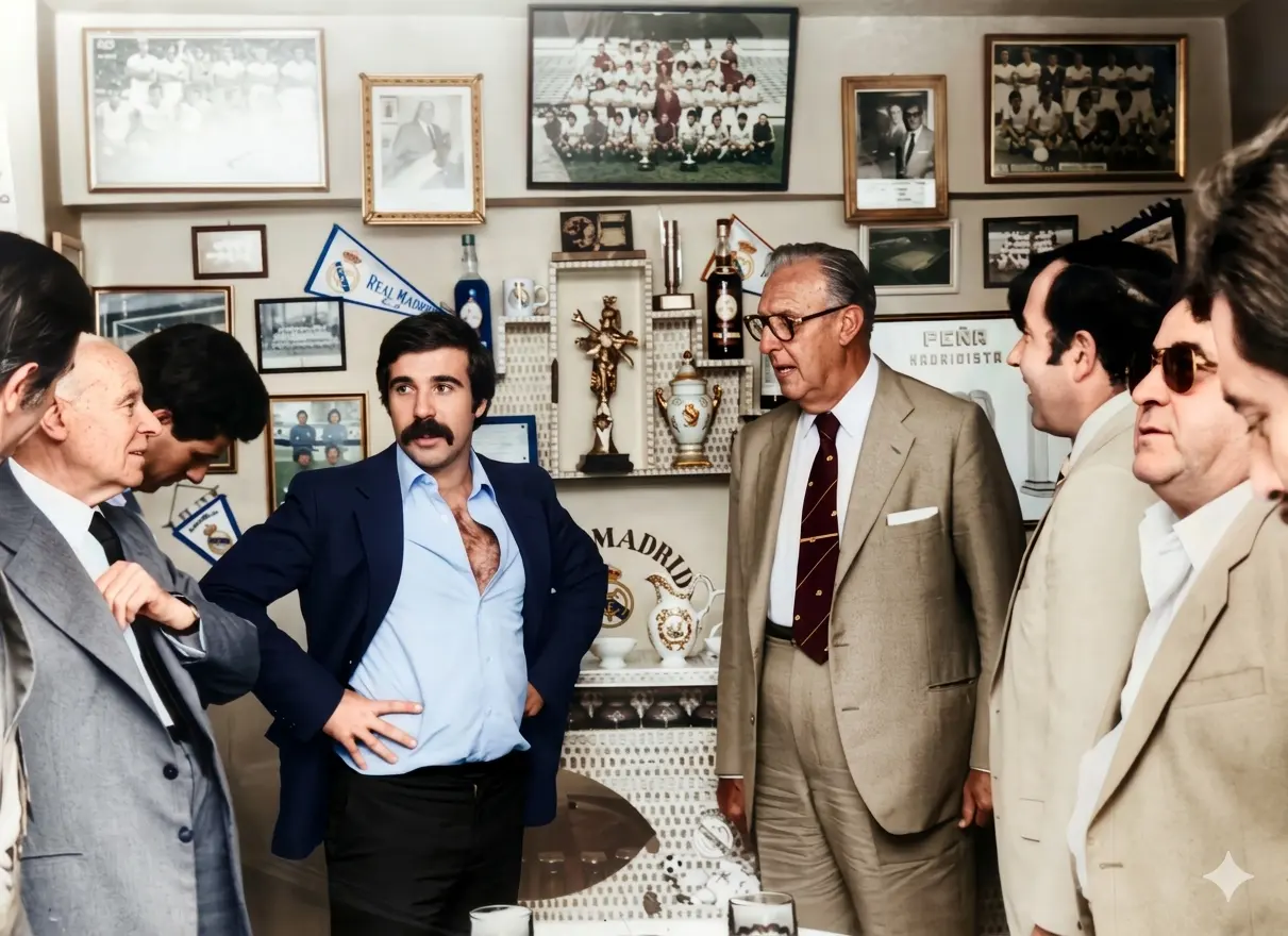 Fotografía histórica de la Peña
